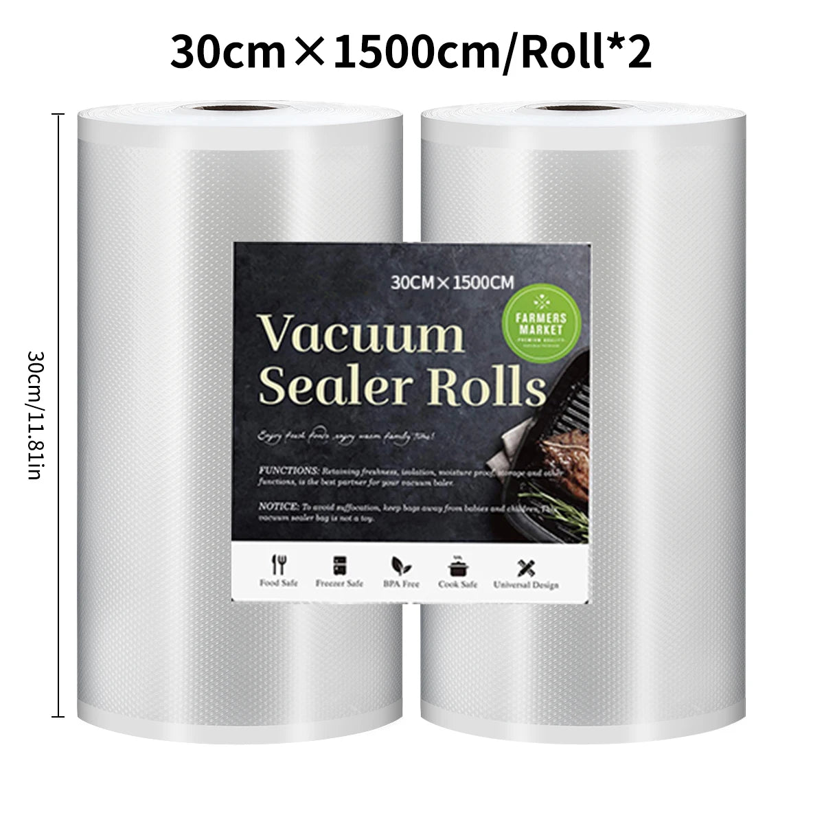 SaengQ Vacuum Sealer Bags Roll