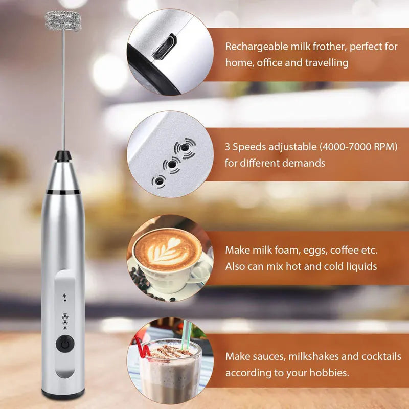 Wireless Electric Milk Frother