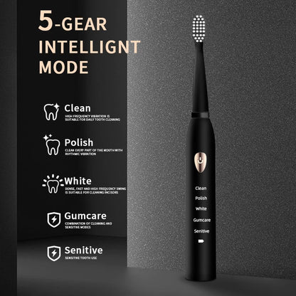 Jianpai 5-Mode Electric Toothbrush