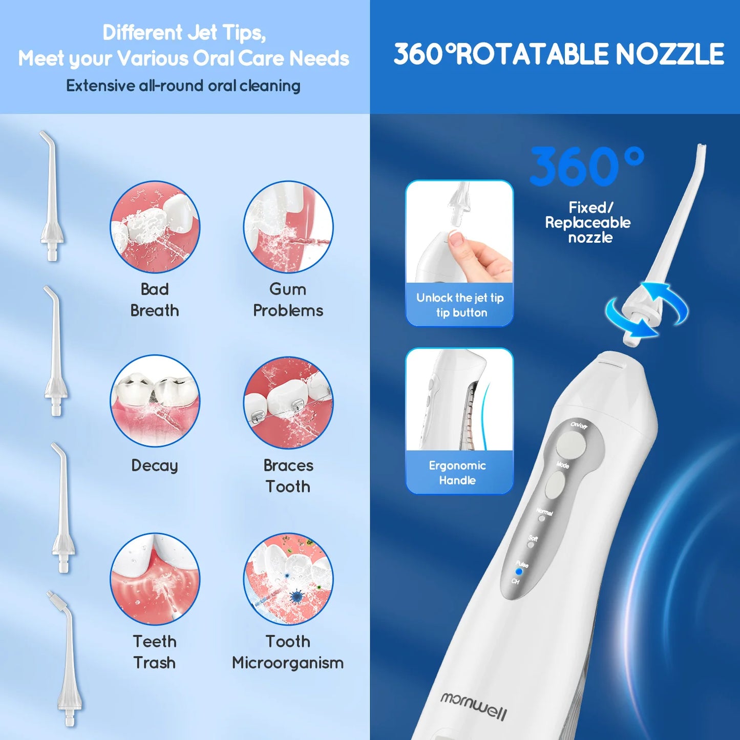 Portable Cordless Water Flosser